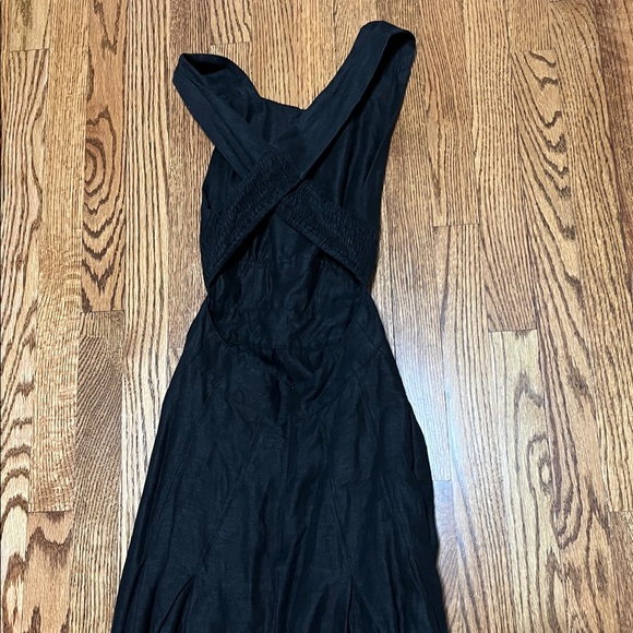 Anthropologie Aureta Studio Boatneck Linen Maxi Dresss - Picture 8 of 9